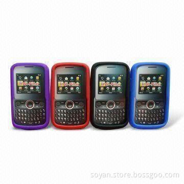 Eco-friendly Silicone Case for Huawei Pillar M635/M615, Tear- and Grease-resistant